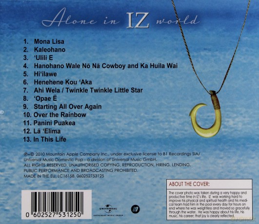 Israel 'Iz' Kamakawiwo'ole: Alone In Iz World [CD]