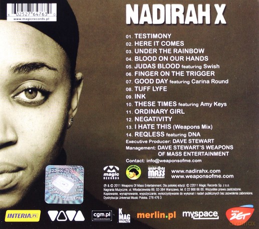 Nadirah X: Ink (PL) (digipack) [CD]