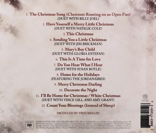 Johnny Mathis: Sending You A Little Christmas [CD]