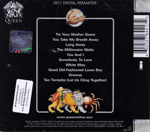 Queen: A Day At The Races [CD]