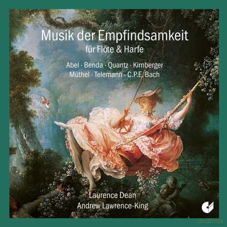 Laurence Dean & Andrew Lawrence-King: Sensitive Style Music For Flute & Harp / Works By Abel. Quantz. Bach Et Al. [CD]