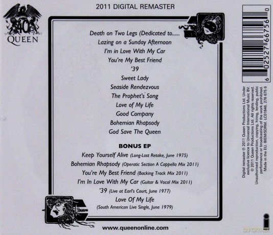 Queen: A Night At The Opera (PL) [2CD]