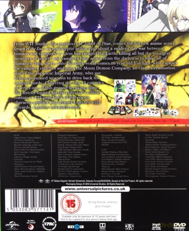 Seraph Of The End Season 1 Part 1 [2DVD]