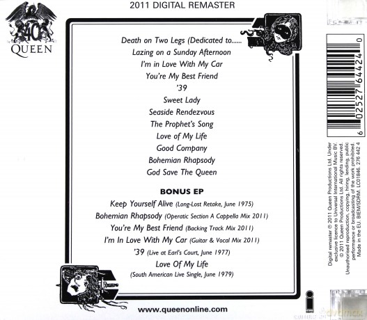Queen: A Night At The Opera Deluxe [2CD]