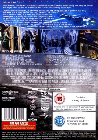 Serenity [DVD]