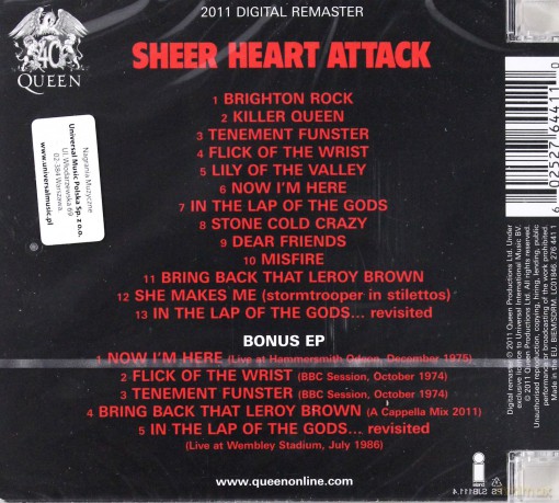 Queen: Sheer Heart Attack Deluxe [2CD]