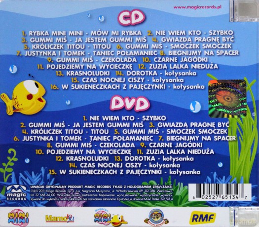 Mini Mini Przeboje Rybki [CD]+[DVD]