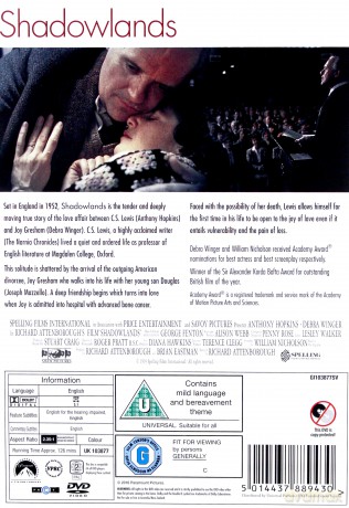 Shadowlands (Cienista dolina) [DVD]
