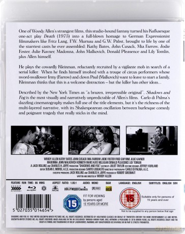 Shadows And Fog (Cienie i mgła) [Blu-Ray]