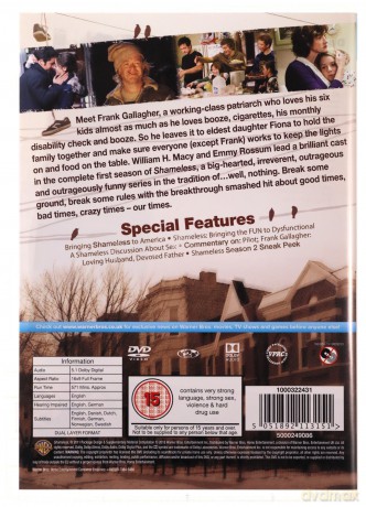 Shameless USA Season 1 [3DVD]