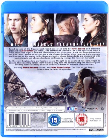 Shannara Chronicles: Season 1 (Kroniki Shannary) [3xBlu-Ray]