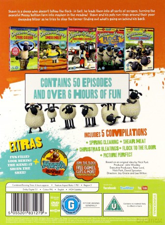 Shaun The Sheep Complete Season 3-4 (Baranek) [5DVD]