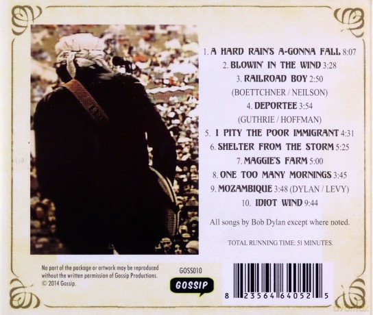 Bob Dylan: Shelter From A Hard Rain [CD]