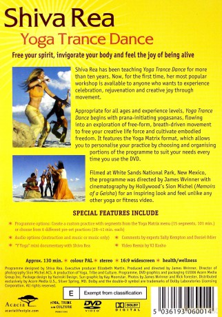 Shiva Rea Yoga Trance Dance [DVD]
