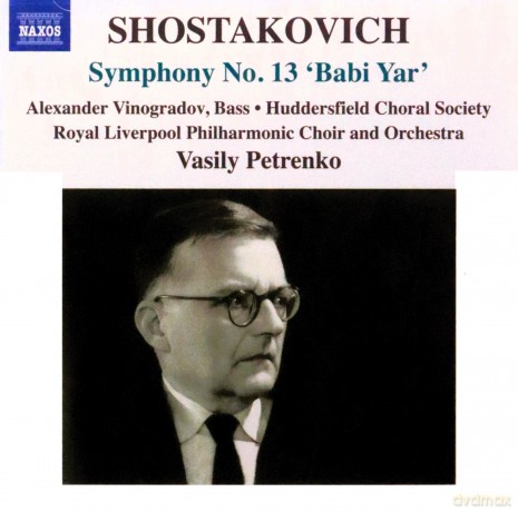 Rlpopetrenko: Shostakovichsymphony No 13 [CD]