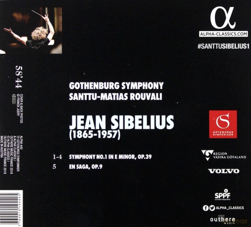 Gothenburg Symphony Orchestra & Santtu-Matias Rouvali: Sibelius: Symphony No.1 & En Saga [CD]
