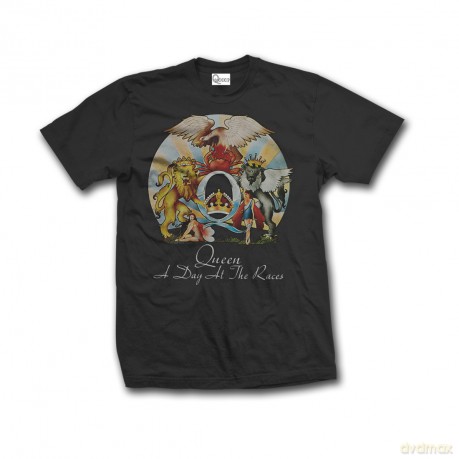 Queen: Day At The Races, Black, (S) [T-Shirt]