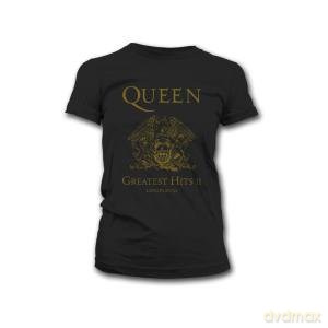Queen: Greatest Hits Ii, Navy (M) [T-Shirt]