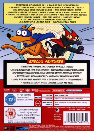 The Simpsons Season 12 [9DVD]