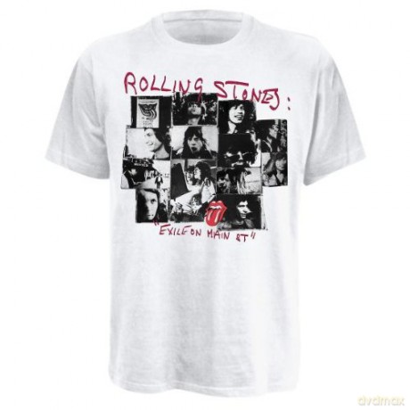 The Rolling Stones: Exile Frame, White (M) [T-Shirt]
