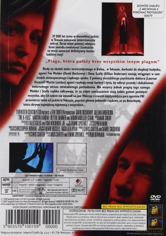 Z archiwum X - pokonać przyszłość [DVD]