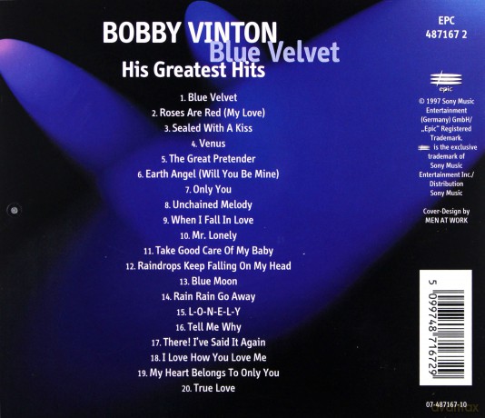 Bobby Vinton: Sings Blue Velvet - His Greatest Hits [CD]