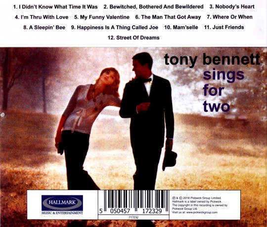 Tony Bennett: Sings For Two [CD]