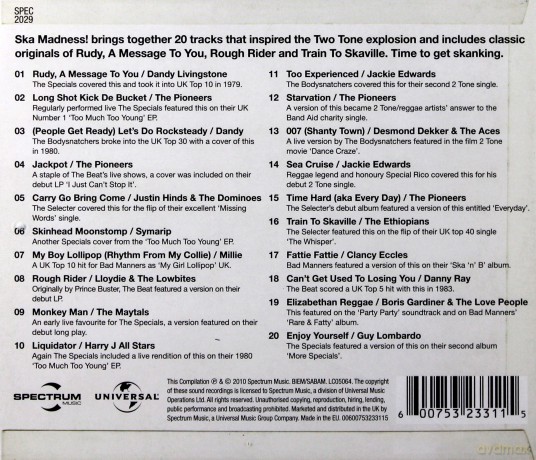 Ska Madness [CD]