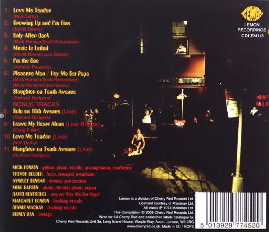 Mick Ronson: Slaughter On 10th Avenue [CD]