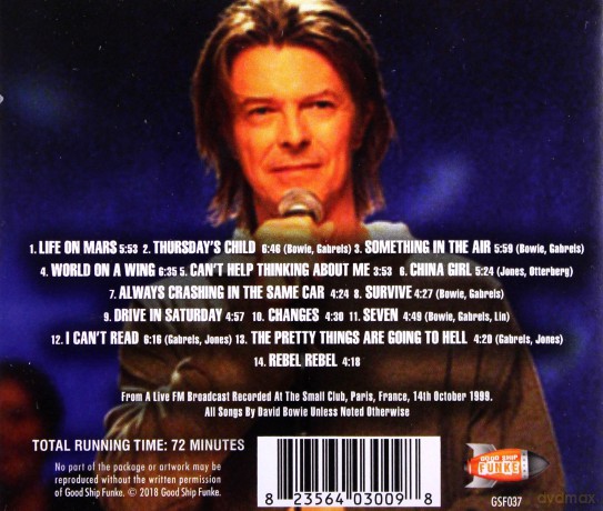 David Bowie: Small Club Broadcast [CD]