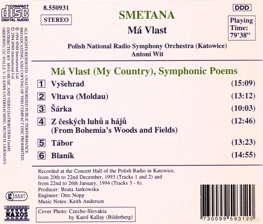 Polish Nrsowit: Smetanama Vlast [CD]