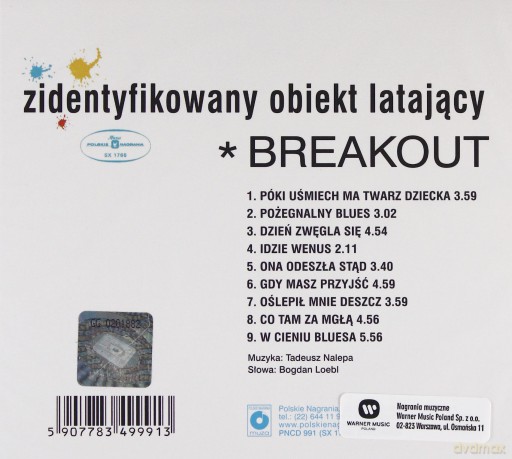 Breakout: Zol (digipack) (Remaster) [CD]