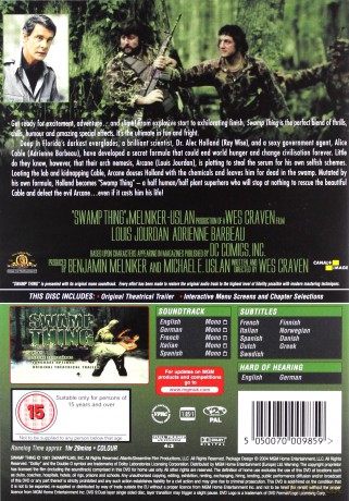 Swamp Thing (Potwór z bagien) [DVD]