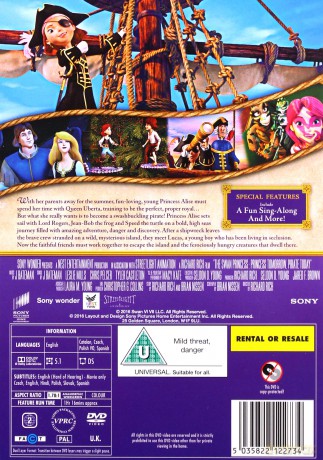 The Swan Princess: Princess Tomorrow. Pirate Today [DVD]
