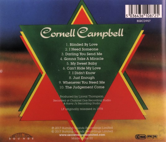 Cornell Campbell: Sweet Baby [CD]