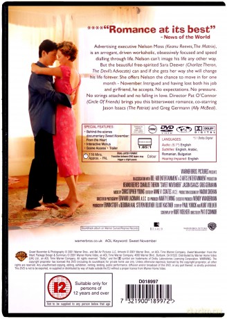 Sweet November [DVD]
