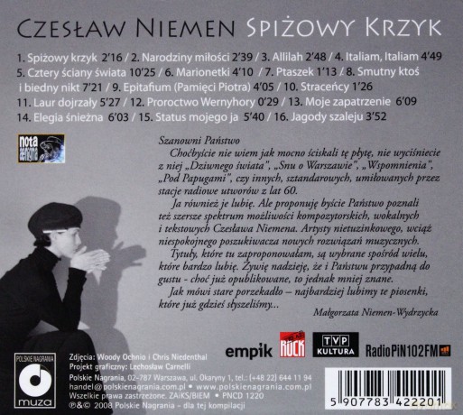 Czesław Niemen: Spiżowy Krzyk (digipack) [CD]