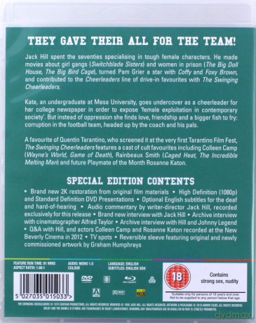 Swinging Cheerleaders [Blu-Ray]+[DVD]