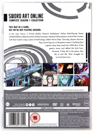 Sword Art Online Complete Season 1 Collection (Episodes 1-25) [4DVD]