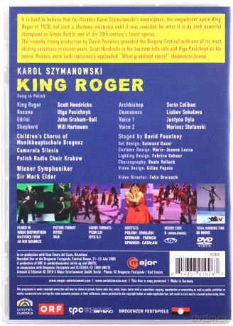 Vienna Poelder: Szymanovski King Roger [DVD]