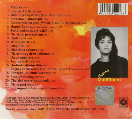 Helena Majdaniec: Królowa Twista (digipack) [CD]