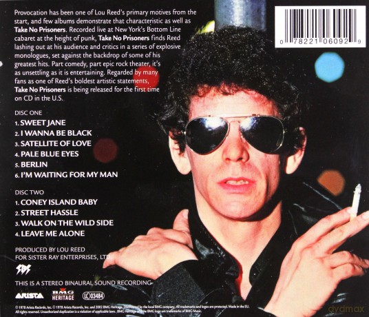 Lou Reed: Take No Prisoners - Live [2CD]