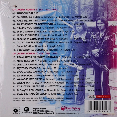 Homo Homini: Homo Homini 3/4 (Dwa Albumy) [CD]