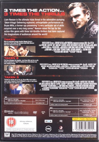 Taken 1-3 (Uprowadzona 1-3) [3DVD]