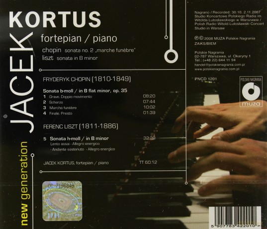 Jacek Kortus: Piano [CD]