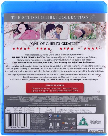 Tale Of The Princess Kaguya [Blu-Ray]+[DVD]