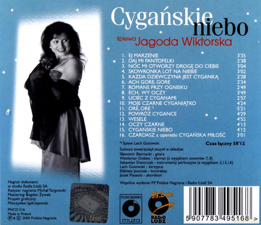 Jagoda Wiktorska: Cygańskie Niebo [CD]