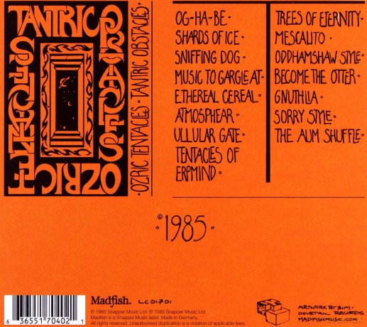 Ozric Tentacles: Tantric Obstacles [CD]