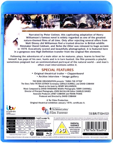 Tarka The Otter [Blu-Ray]