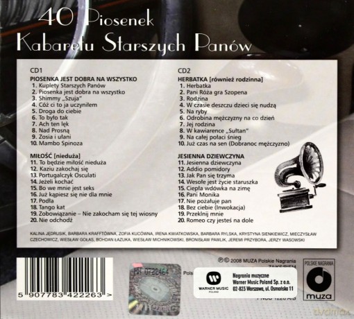 Kabaret Starszych Panów: 40 Piosenek (digipack)  [2CD]